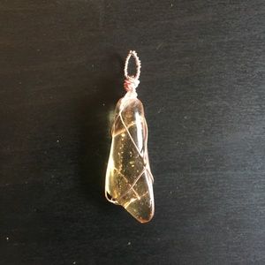 3/$20 ⚡️ Copal Amber wire wrapped pendant